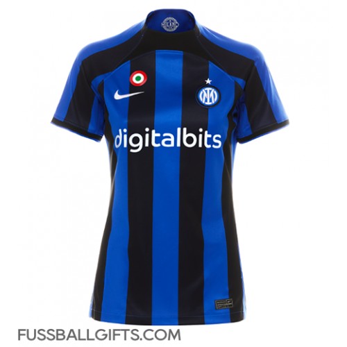 Inter Milan Fußballbekleidung Heimtrikot Damen 2022-23 Kurzarm
